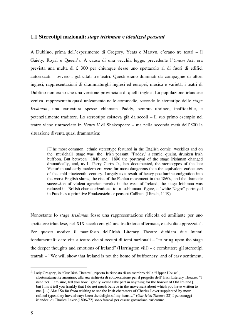Anteprima della tesi: Cathleen ni Houlihan e Riders to the Sea: due visioni dell'Irlanda a confronto, Pagina 6