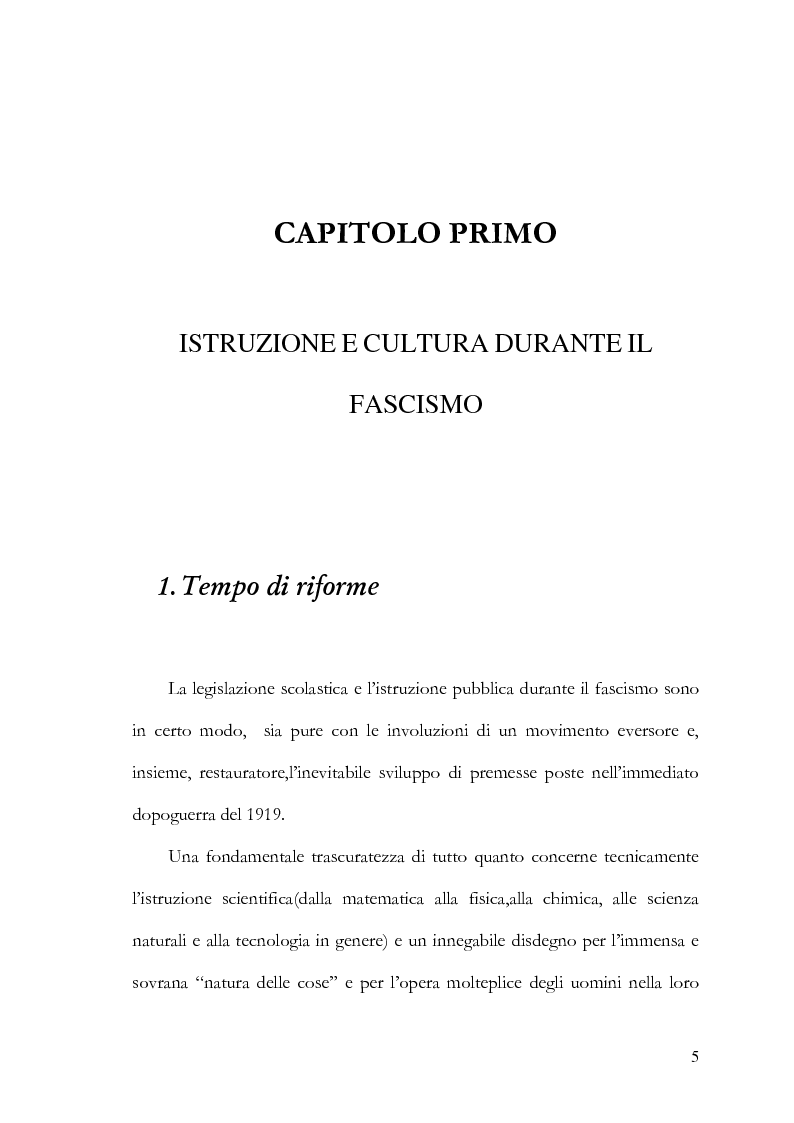 Anteprima della tesi: Rapporto tra filosofia ed educazione nell'attualismo gentiliano, Pagina 5