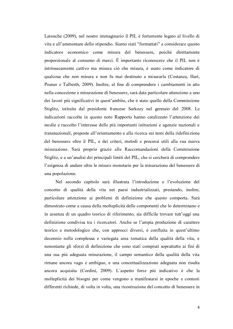 Anteprima della tesi: I nuovi approcci alla misurazione del benessere e il peso delle differenze sociali, Pagina 5
