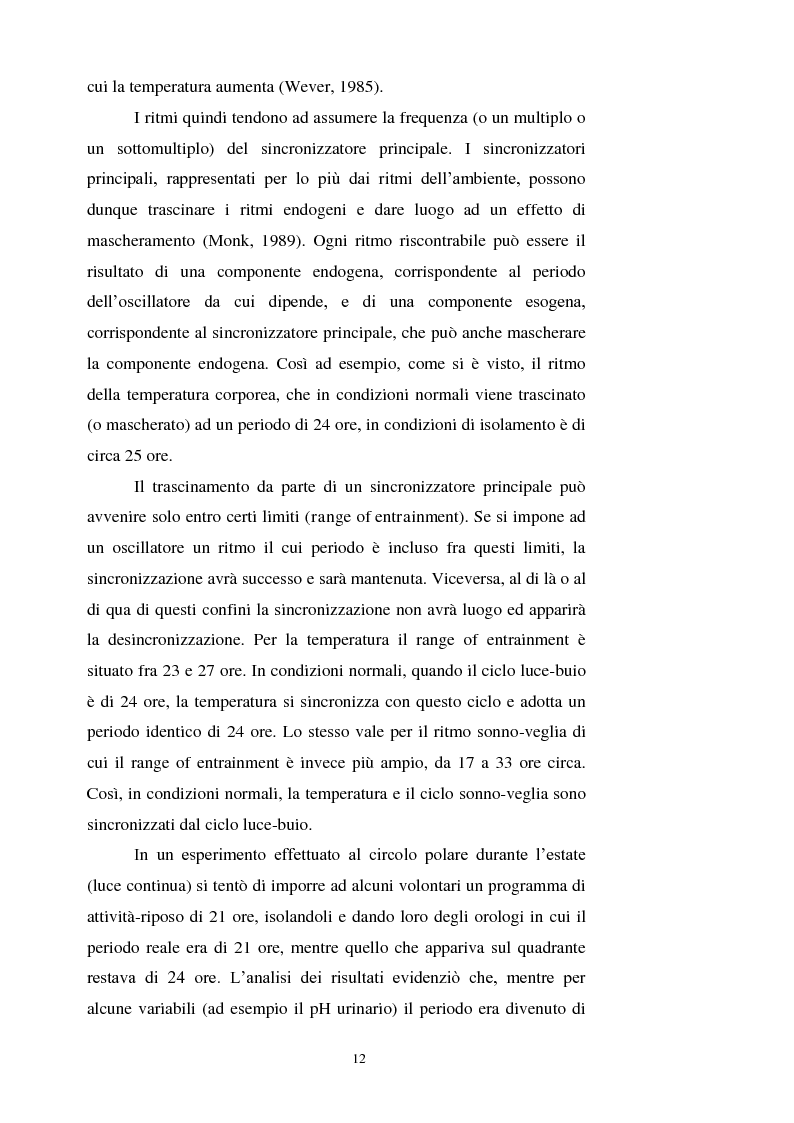 Anteprima della tesi: Attivazione mnestica nelle fasi di passaggio veglia-sonno, sonno-veglia, Pagina 10
