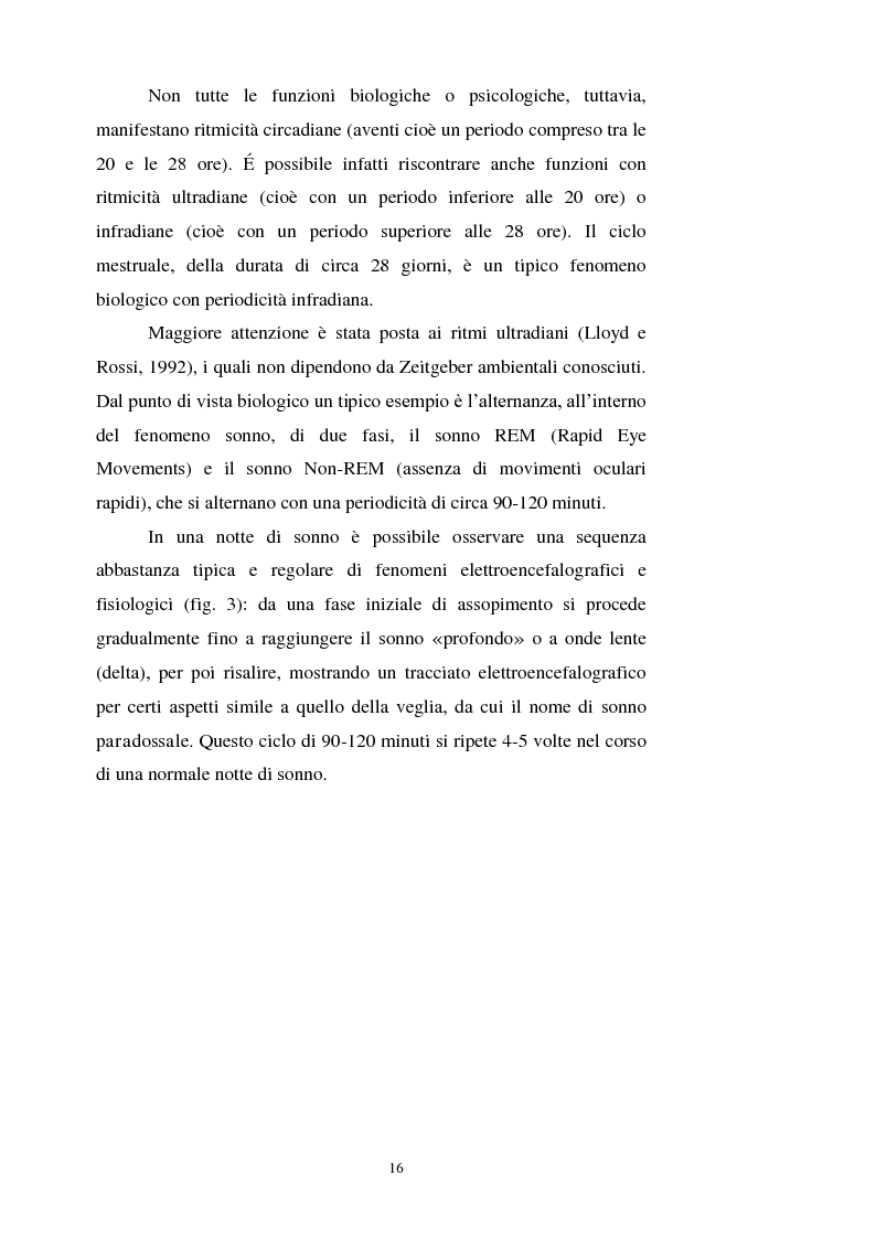 Anteprima della tesi: Attivazione mnestica nelle fasi di passaggio veglia-sonno, sonno-veglia, Pagina 14