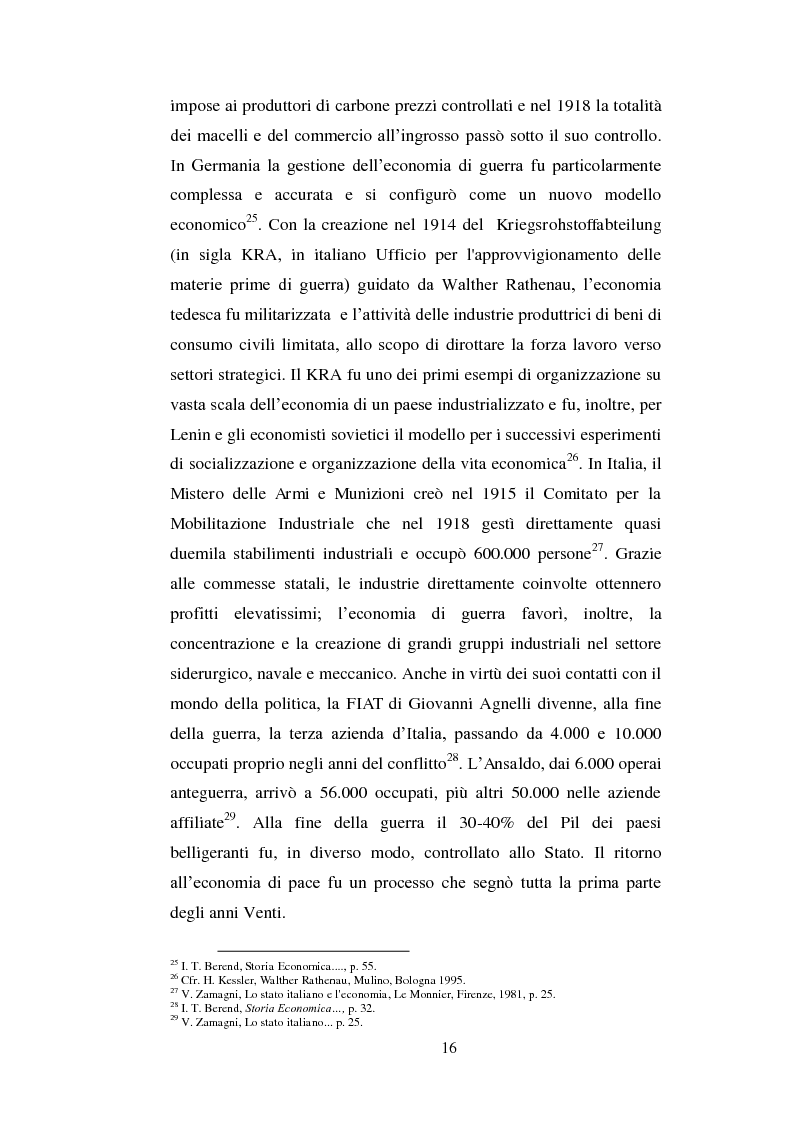 Anteprima della tesi: Tra pubblico e privato: il ruolo della Banca Commerciale Italiana nell'espansionismo italiano nei Balcani tra le due guerre, Pagina 14