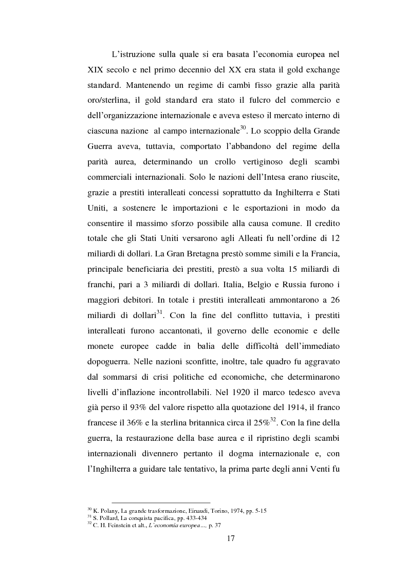 Anteprima della tesi: Tra pubblico e privato: il ruolo della Banca Commerciale Italiana nell'espansionismo italiano nei Balcani tra le due guerre, Pagina 15