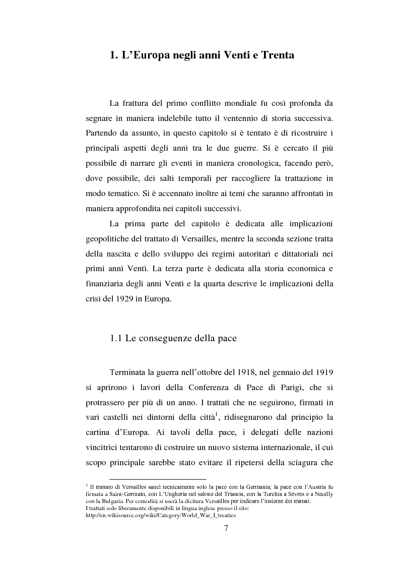 Anteprima della tesi: Tra pubblico e privato: il ruolo della Banca Commerciale Italiana nell'espansionismo italiano nei Balcani tra le due guerre, Pagina 5