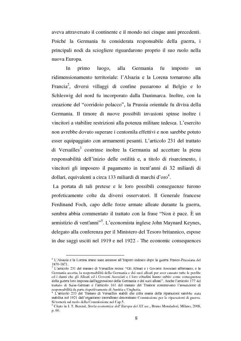 Anteprima della tesi: Tra pubblico e privato: il ruolo della Banca Commerciale Italiana nell'espansionismo italiano nei Balcani tra le due guerre, Pagina 6