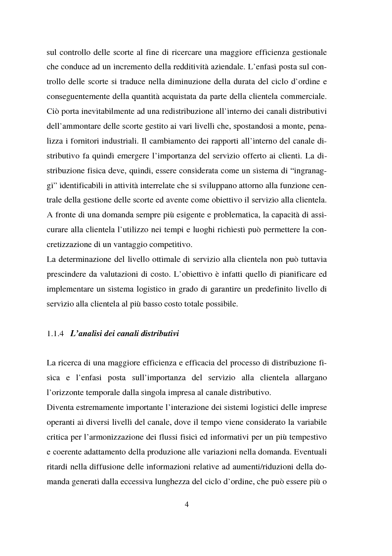 Anteprima della tesi: Il ruolo della logistica nella produzione su commessa: Il caso Jordan Technologies Europe, Pagina 5