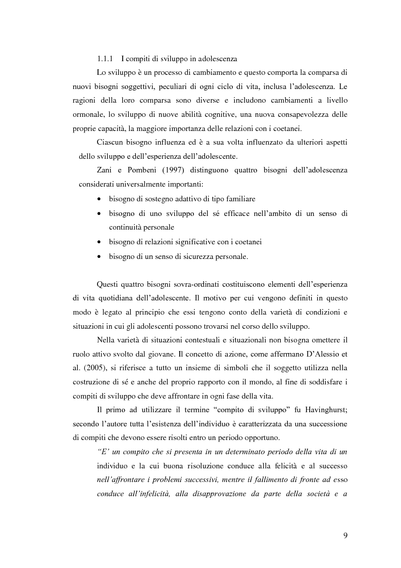 Estratto dalla tesi: Fattori di protezione dei comportamenti a rischio:il ruolo dell'appartenenza associativa