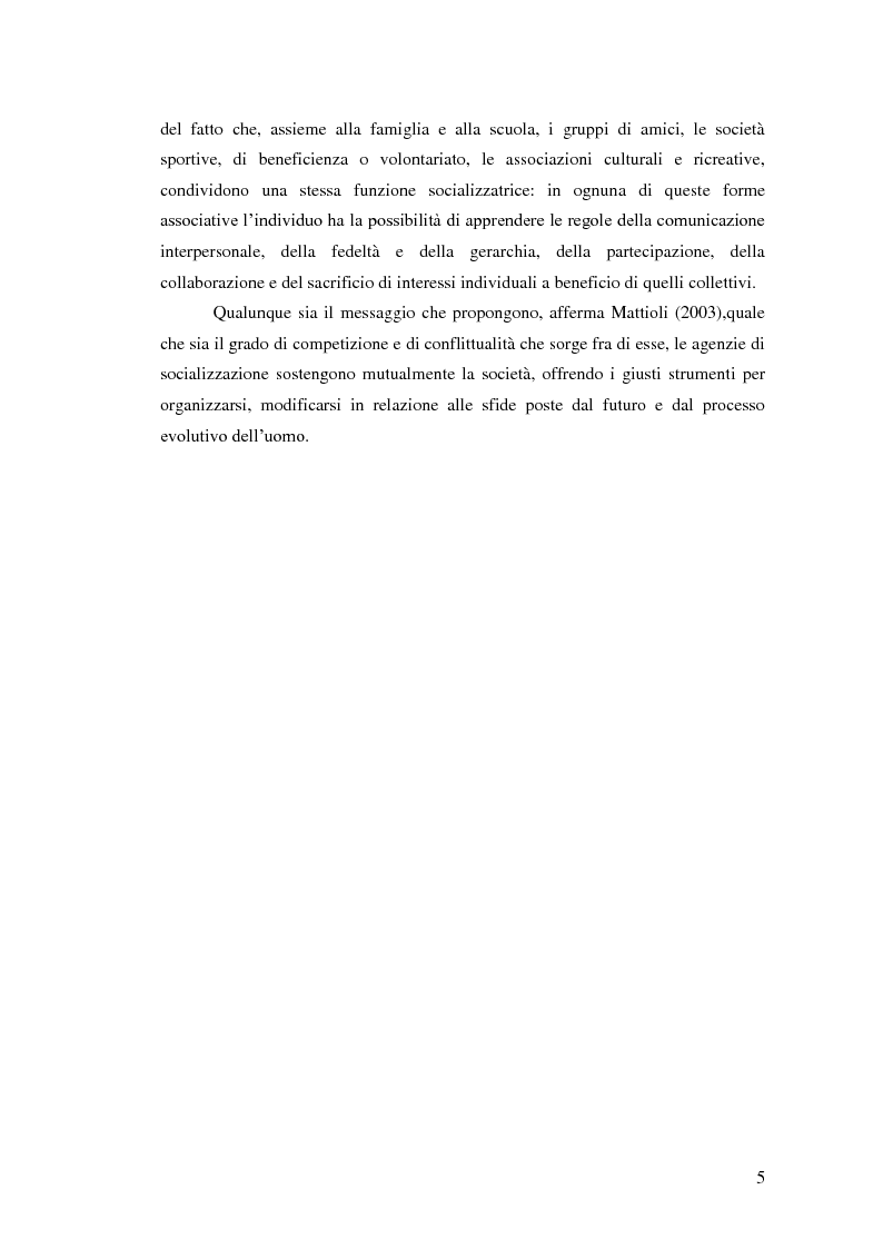 Anteprima della tesi: Fattori di protezione dei comportamenti a rischio:il ruolo dell'appartenenza associativa, Pagina 3