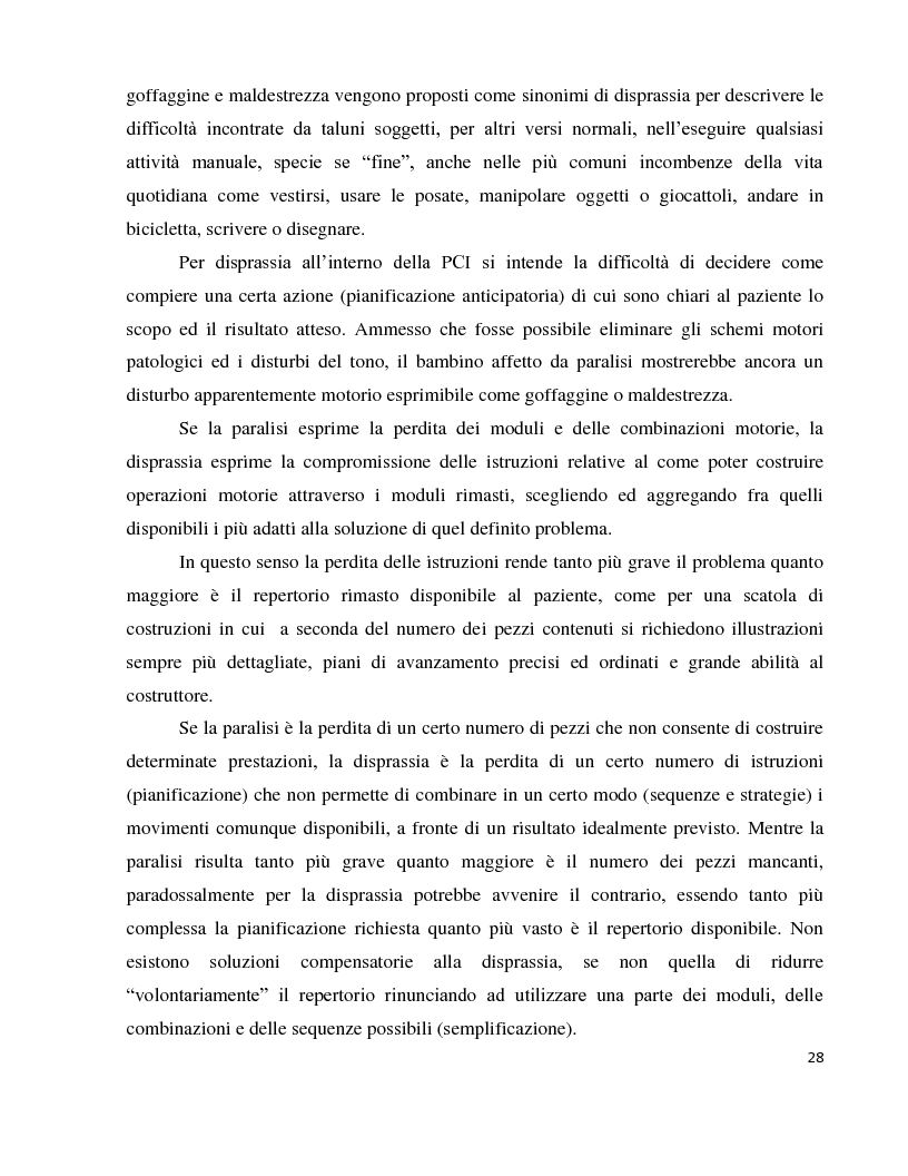 Anteprima della tesi: Abilitazione motoria di una bambina affetta da tetraparesi spastica, Pagina 7