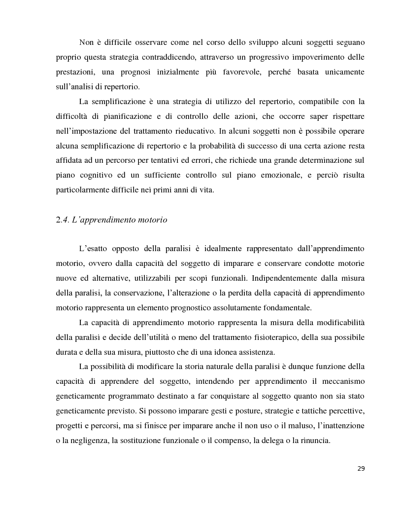 Anteprima della tesi: Abilitazione motoria di una bambina affetta da tetraparesi spastica, Pagina 8