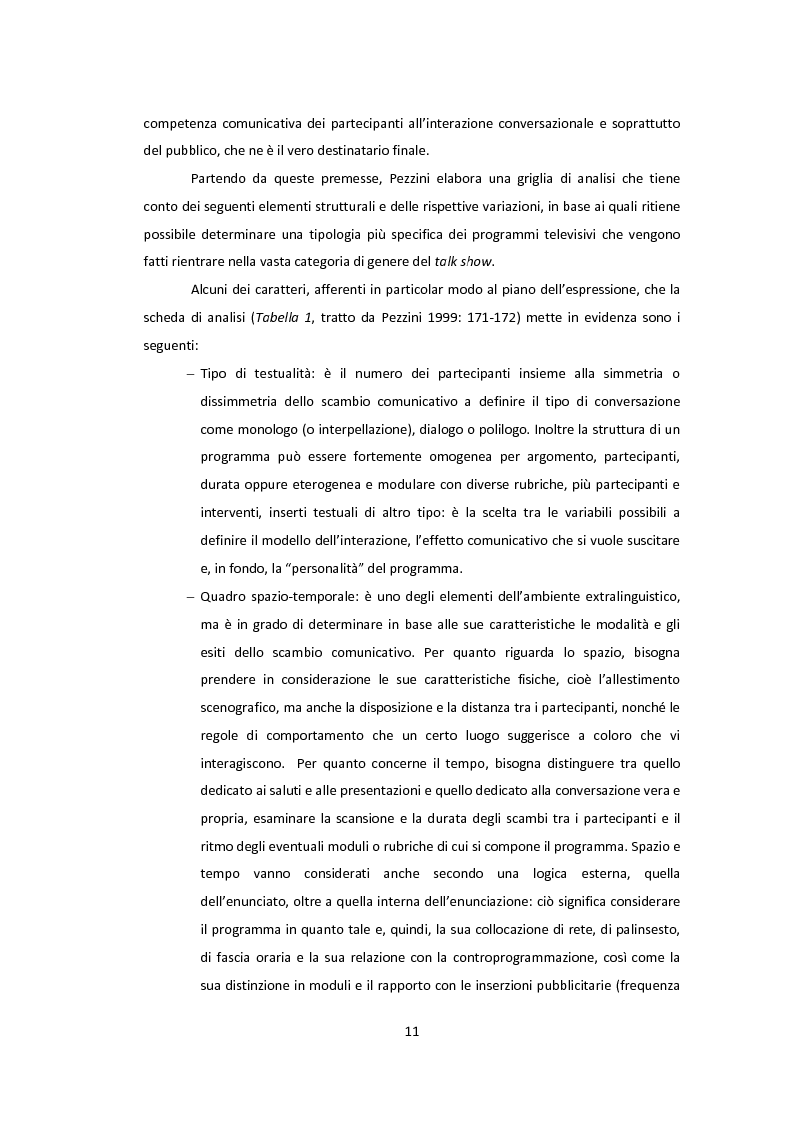 Anteprima della tesi: Una stagione di talk: analisi dei programmi di approfondimento politico durante la campagna elettorale del 2013, Pagina 10