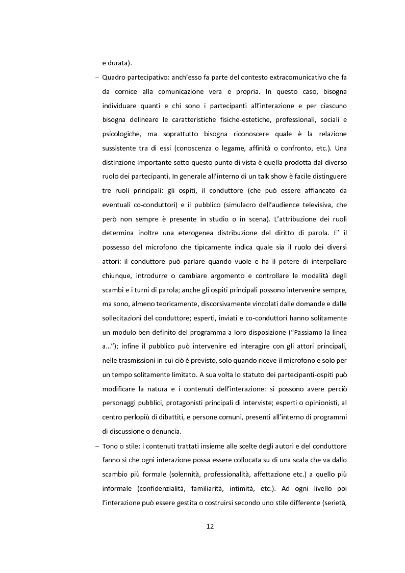 Anteprima della tesi: Una stagione di talk: analisi dei programmi di approfondimento politico durante la campagna elettorale del 2013, Pagina 11