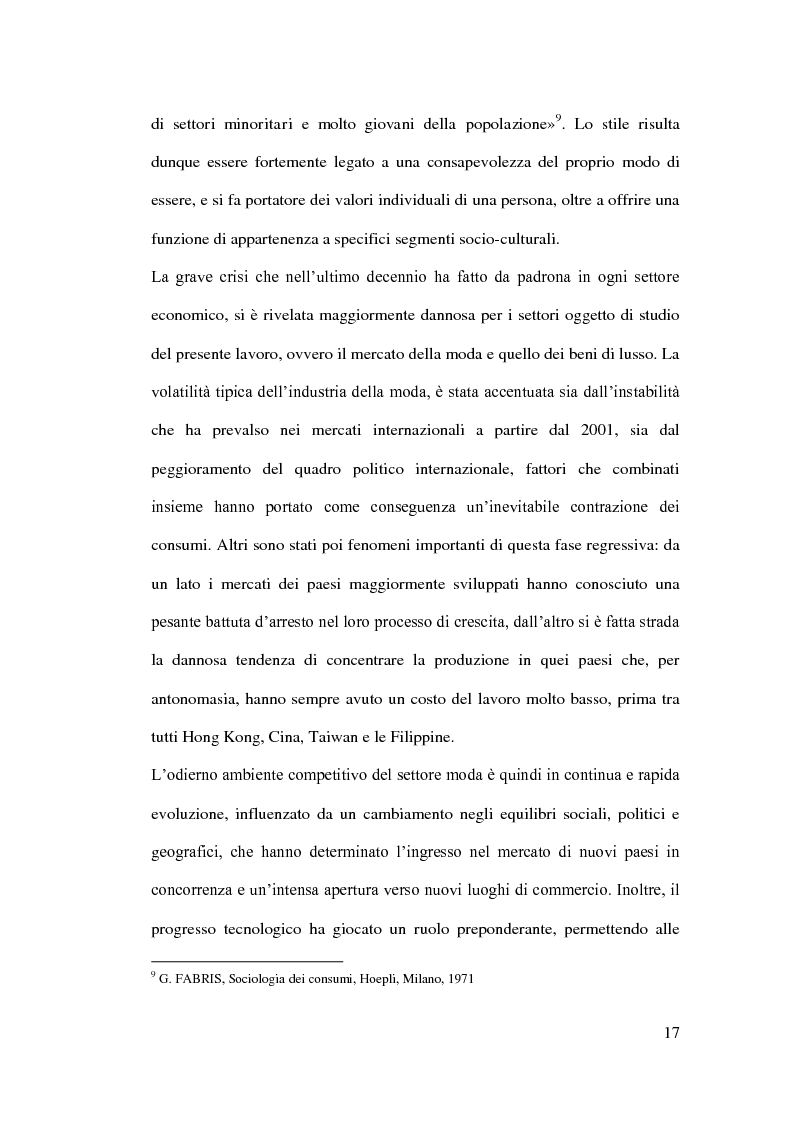 Anteprima della tesi: Le IPO nel settore moda. La scelta del mercato borsistico nelle quotazioni di Ferragamo e Prada, Pagina 12