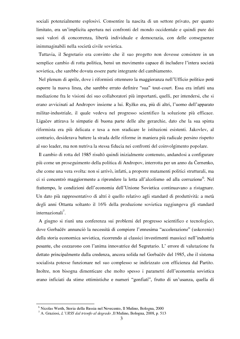 Anteprima della tesi: La nuova Russia e la politica di neoegemonia all'interno della CSI, Pagina 5