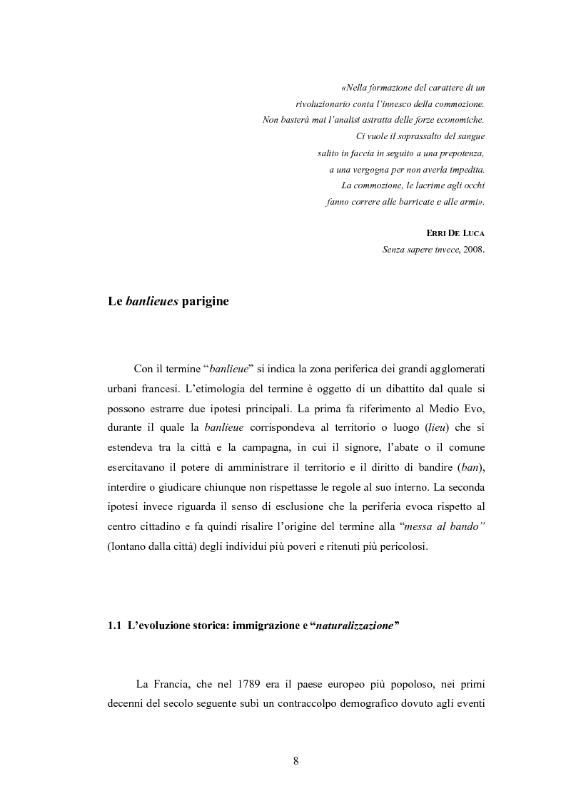 Anteprima della tesi: Les banlieues parisiennes, quartiers d'exil, Pagina 5