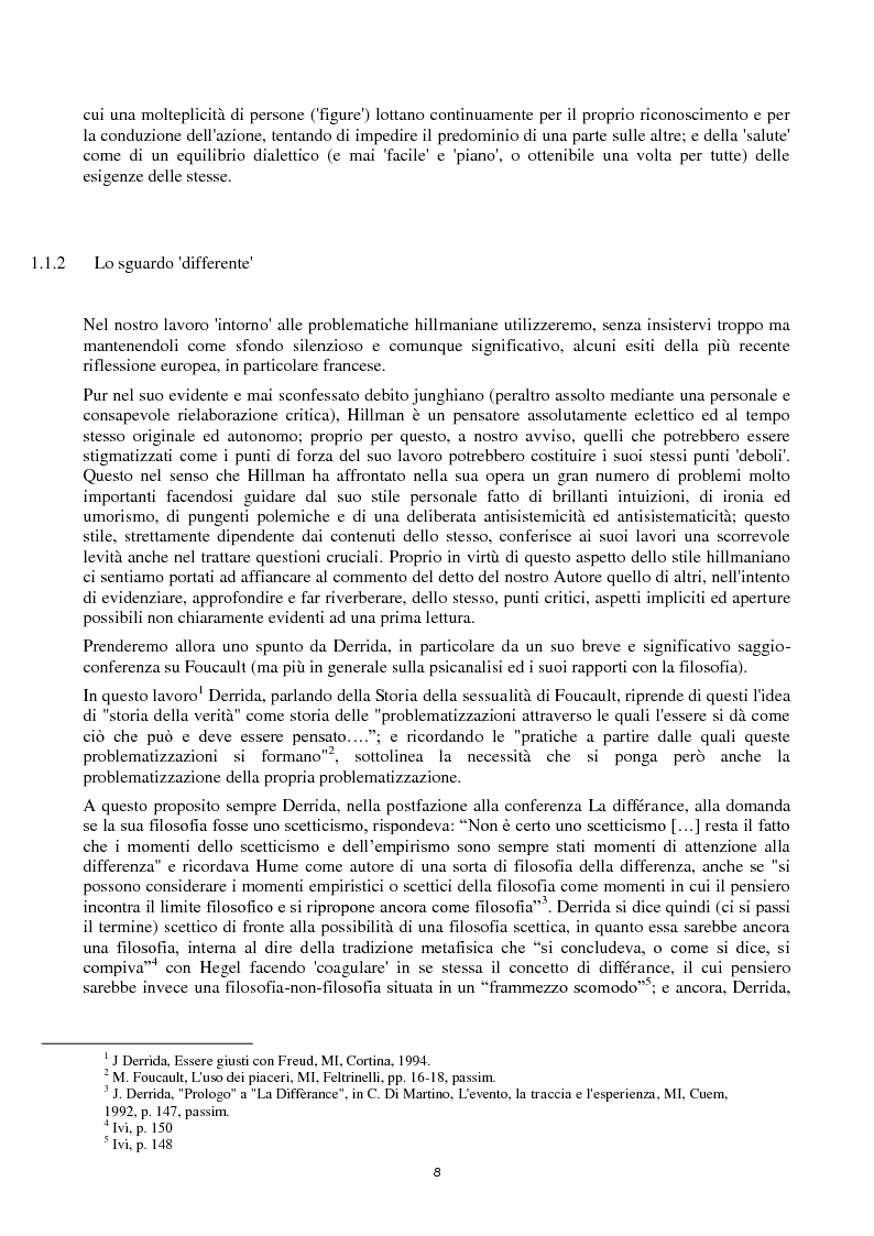 Anteprima della tesi: Mito, Anima, Immaginazione, Cosmologia: un Itinerario in James Hillman, Pagina 7