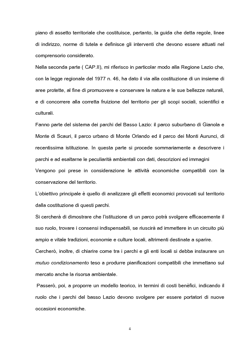 Anteprima della tesi: Un sistema di parchi come sviluppo socio-economico di un territorio., Pagina 3