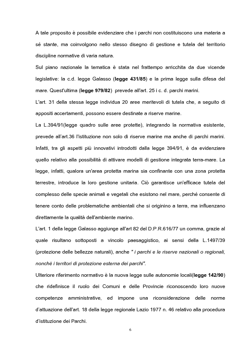 Anteprima della tesi: Un sistema di parchi come sviluppo socio-economico di un territorio., Pagina 5