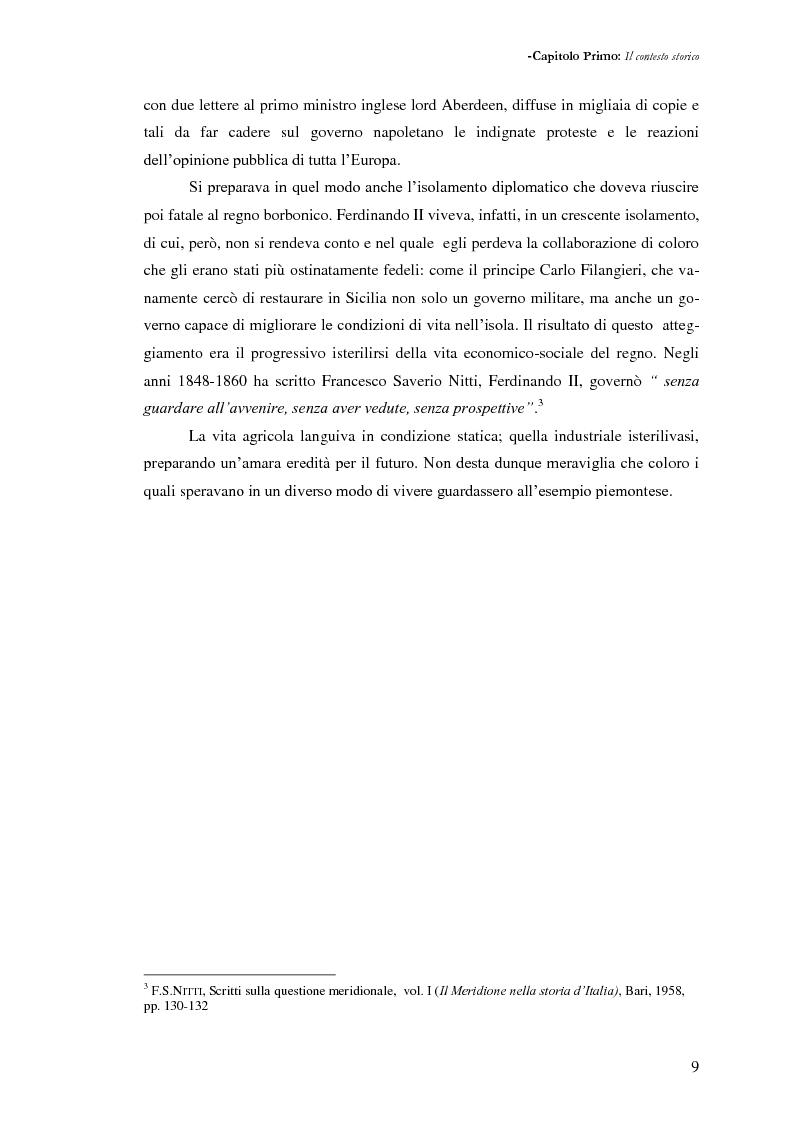 Anteprima della tesi: Artiglierie a confronto: Piemontesi e Napoletani a Gaeta, Pagina 10