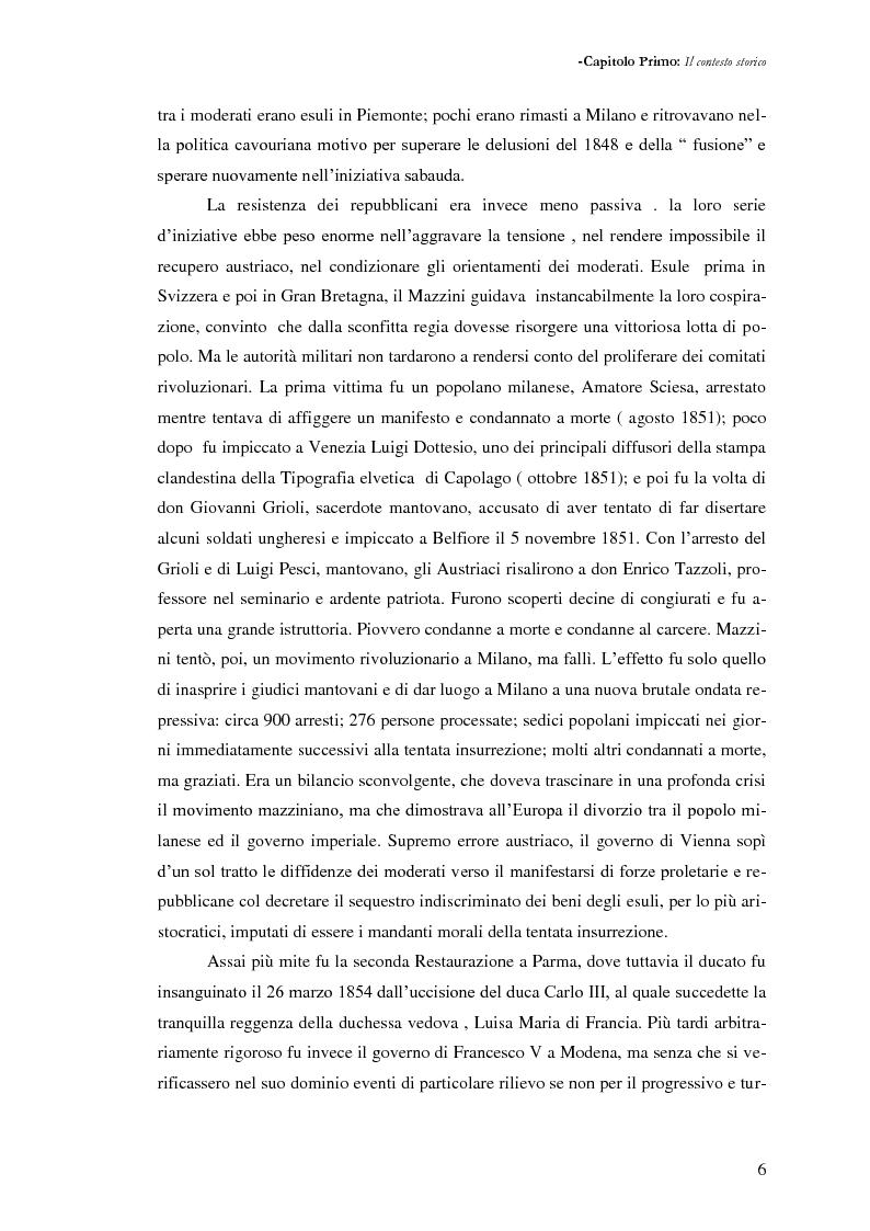 Anteprima della tesi: Artiglierie a confronto: Piemontesi e Napoletani a Gaeta, Pagina 7