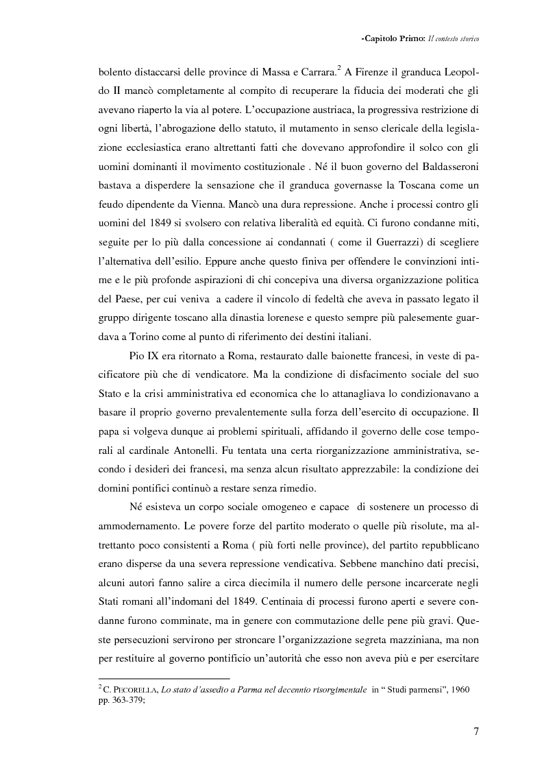 Anteprima della tesi: Artiglierie a confronto: Piemontesi e Napoletani a Gaeta, Pagina 8