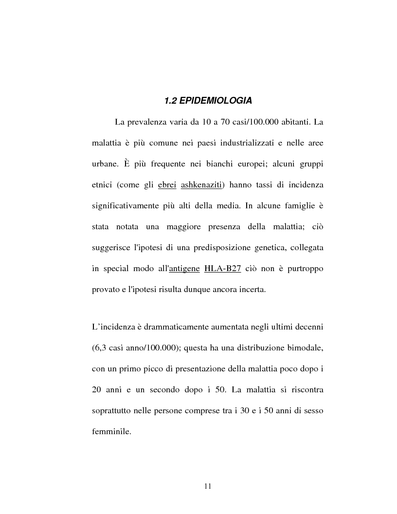 Anteprima della tesi: Morbo di Crohn: Ruolo assistenziale ed educativo dell'infermiere, Pagina 6