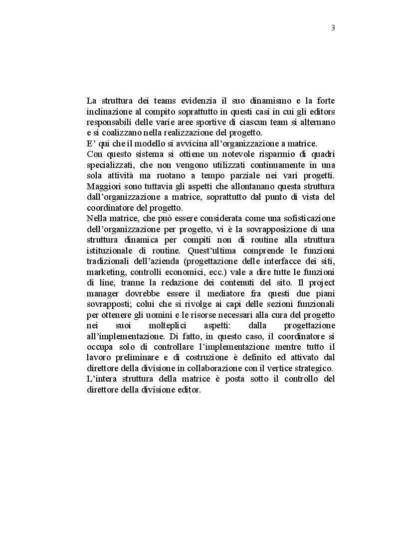 Anteprima della tesi: La redazione del sito Internet Eurosport e processi di attivazione nell'informazione sportiva, Pagina 8