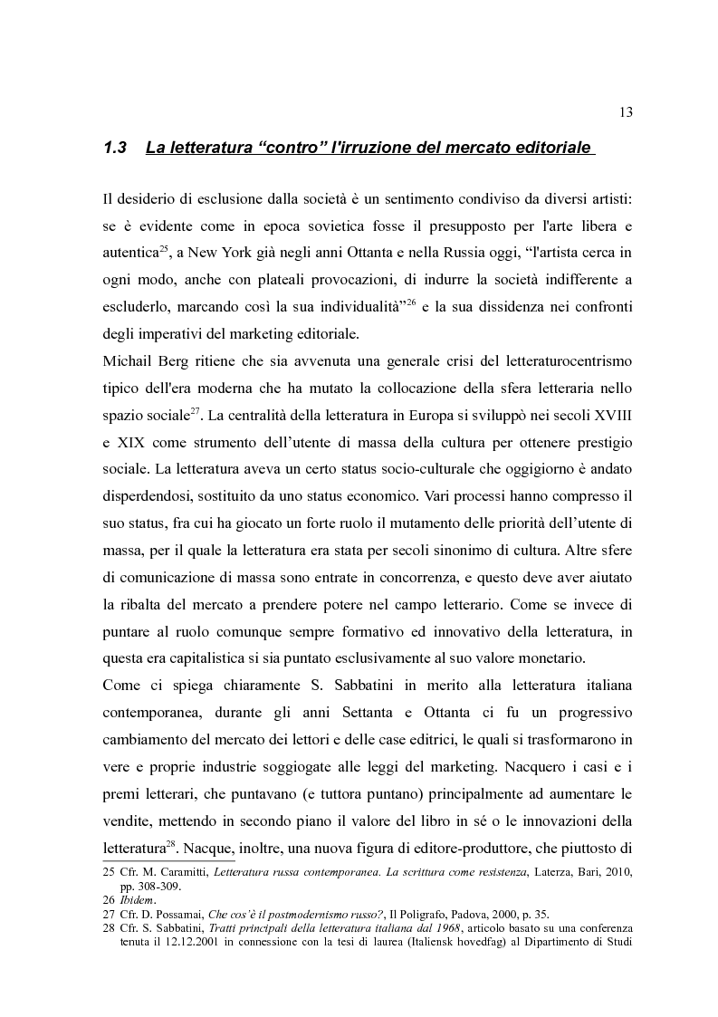 Anteprima della tesi: Alla ricerca dell'autenticità. Kathy Acker e Vladimir Sorokin a confronto, Pagina 12