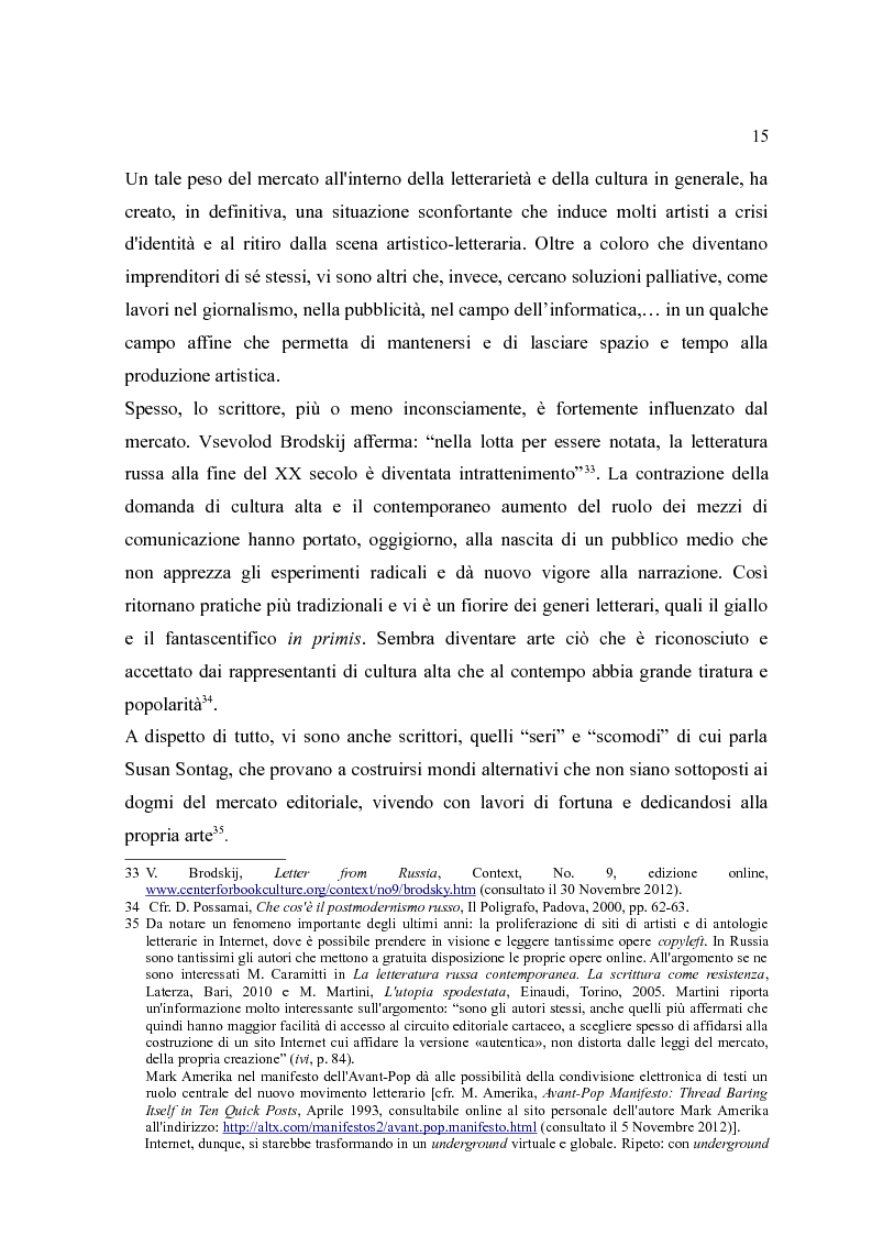 Anteprima della tesi: Alla ricerca dell'autenticità. Kathy Acker e Vladimir Sorokin a confronto, Pagina 14