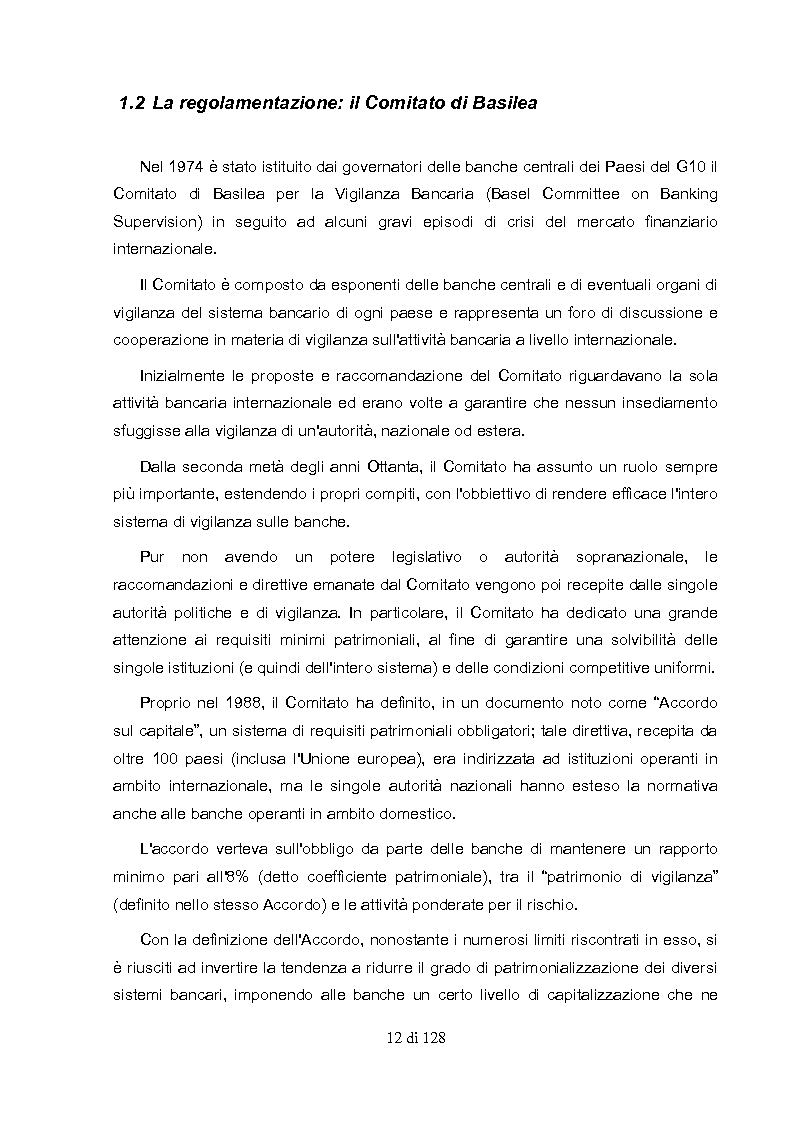 Anteprima della tesi: Il rischio operativo: l'utilizzo delle reti neurali per la previsione del rischio di frode, Pagina 10