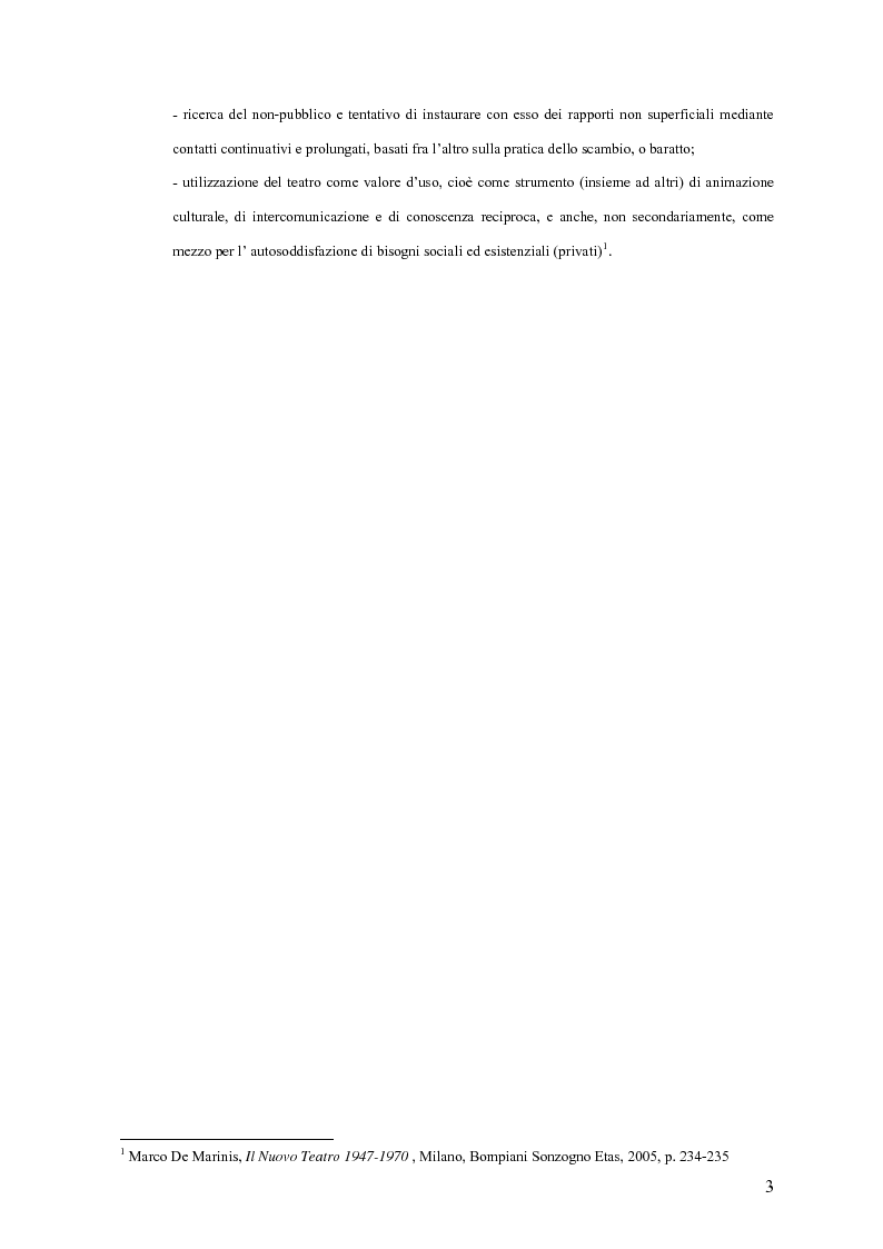 Anteprima della tesi: Teatroterapia: una prospettiva diversa per il teatro secondo Walter Orioli, Pagina 3