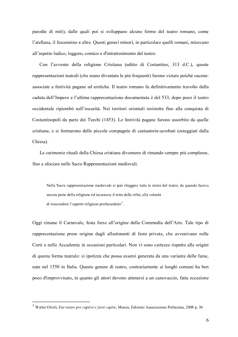 Anteprima della tesi: Teatroterapia: una prospettiva diversa per il teatro secondo Walter Orioli, Pagina 6