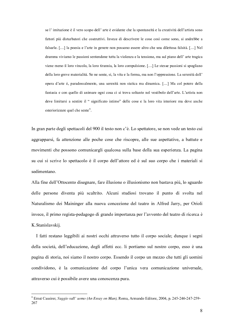 Anteprima della tesi: Teatroterapia: una prospettiva diversa per il teatro secondo Walter Orioli, Pagina 8