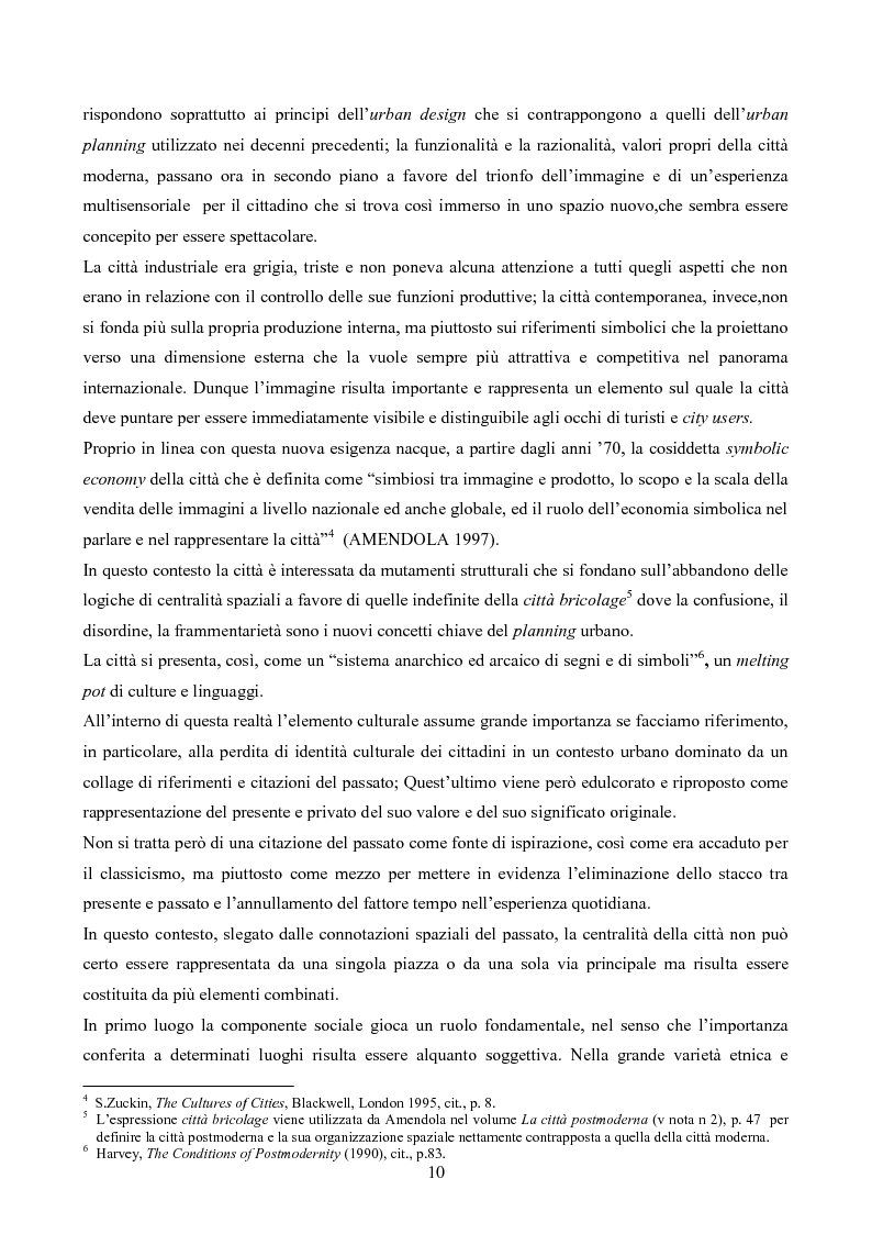 Anteprima della tesi: I mega eventi come strumenti di marketing urbano: il caso della riqualificazione di Valencia, Pagina 11