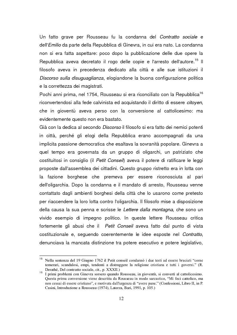 Anteprima della tesi: "Tutti i mali sono colpa vostra", politica ed educazione nel progetto di Rousseau, Pagina 9