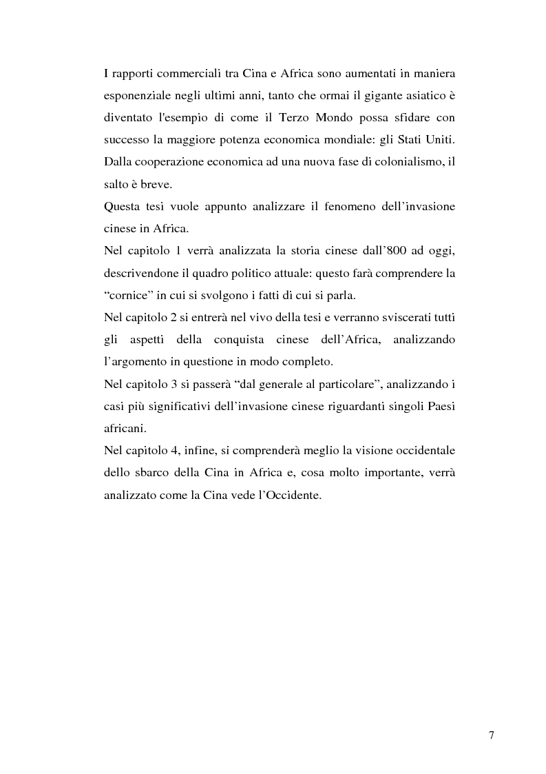 Anteprima della tesi: La Cina invade l'Africa. Storia, caratteristiche e conseguenze di un fenomeno epocale, Pagina 4