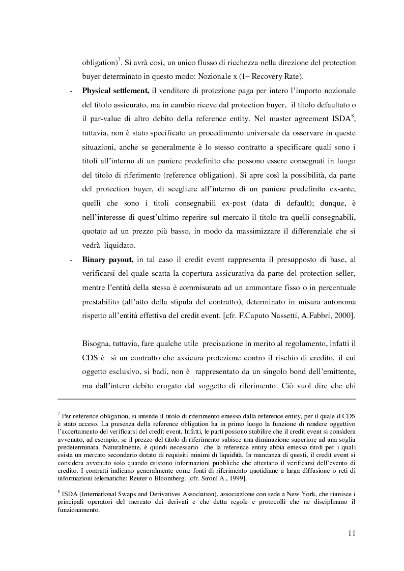 Anteprima della tesi: La Gestione del Rischio attraverso i CDS, Pagina 5