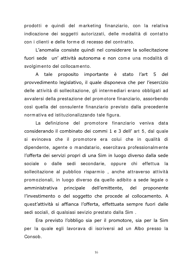 Anteprima della tesi: Promotore finanziario o Consulente fee only? Una possibile risposta la offre Fineco Bank, Pagina 10