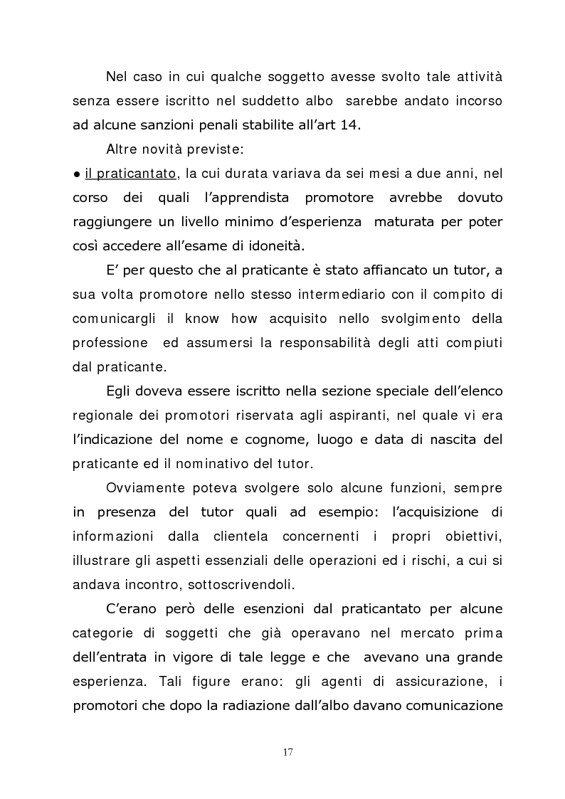 Anteprima della tesi: Promotore finanziario o Consulente fee only? Una possibile risposta la offre Fineco Bank, Pagina 11