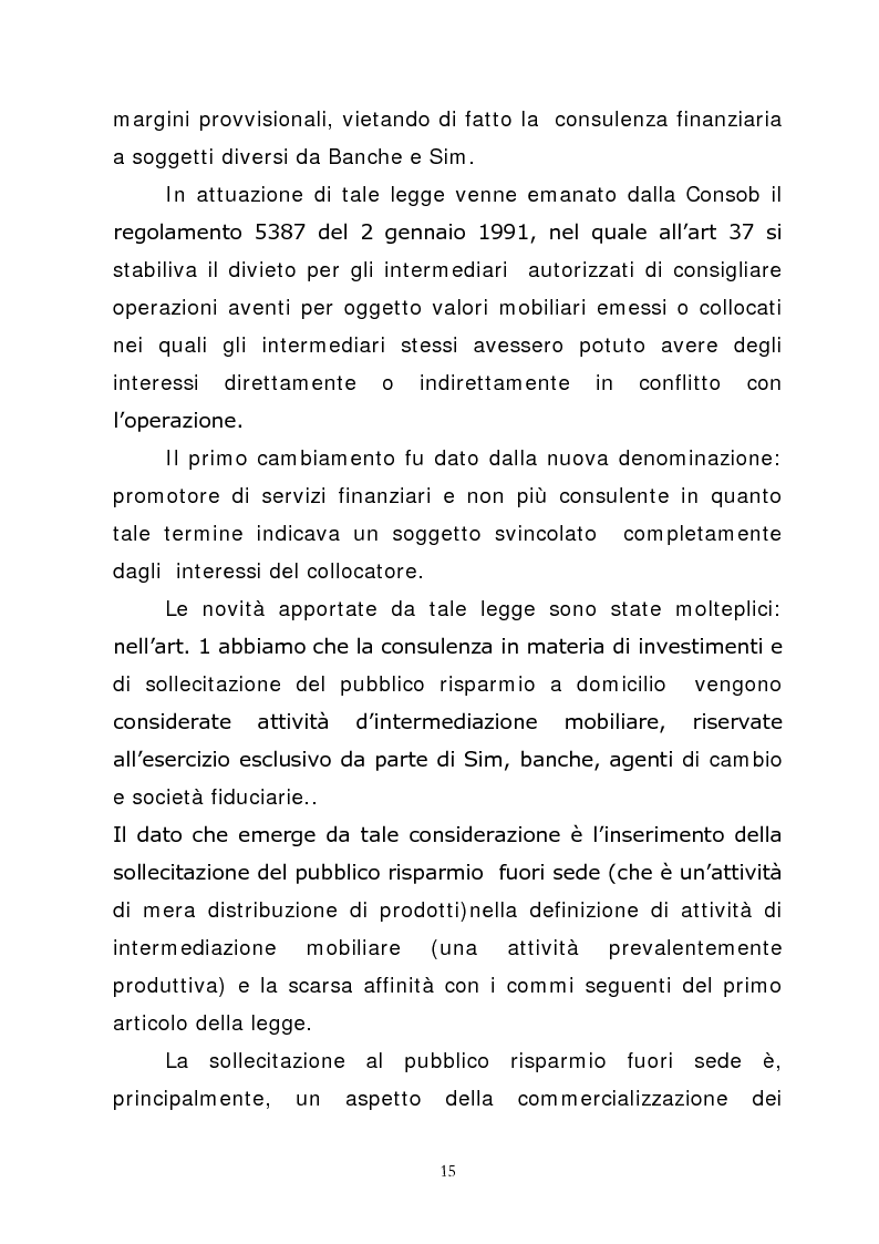Anteprima della tesi: Promotore finanziario o Consulente fee only? Una possibile risposta la offre Fineco Bank, Pagina 9