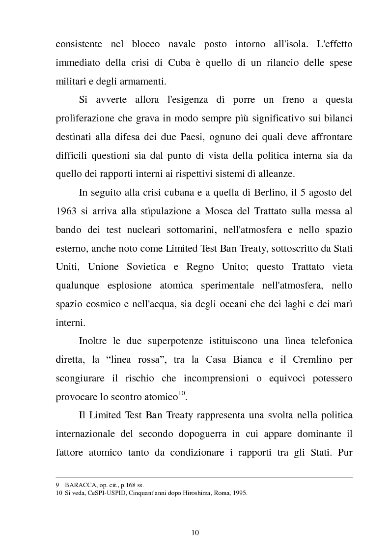 Anteprima della tesi: Il Trattato di Non Proliferazione Nucleare, Pagina 5