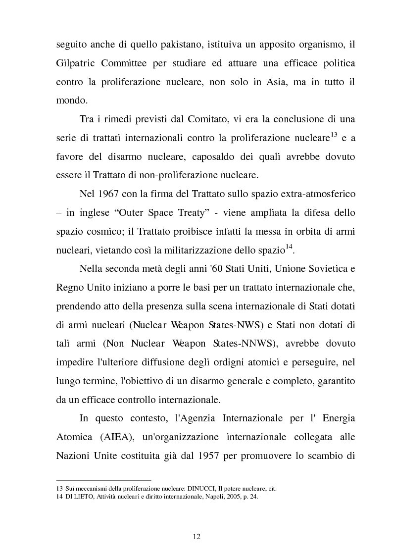 Anteprima della tesi: Il Trattato di Non Proliferazione Nucleare, Pagina 7