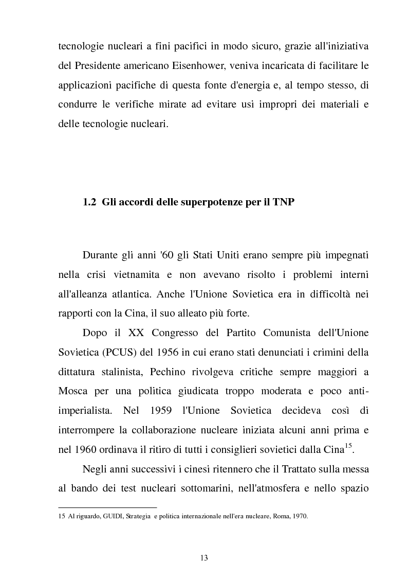 Anteprima della tesi: Il Trattato di Non Proliferazione Nucleare, Pagina 8