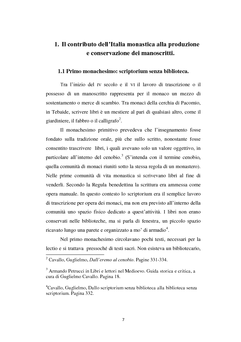 Anteprima della tesi: Il libro nel Medioevo, Pagina 5