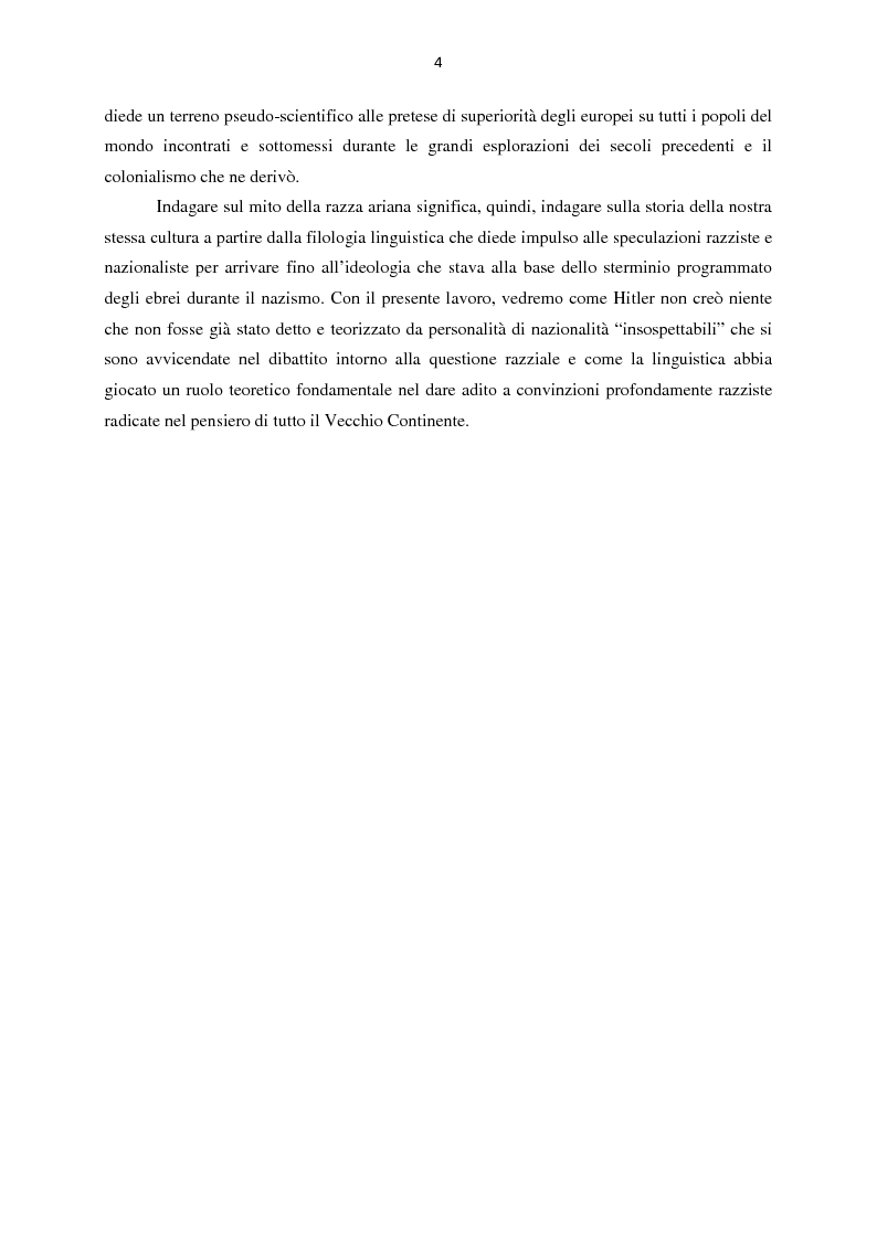 Anteprima della tesi: Costruzioni della "razza" attraverso la lingua: dal Volksgeist al nazionalsocialismo, Pagina 3