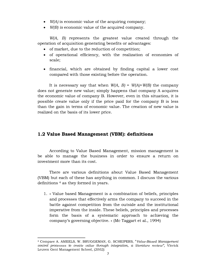 Anteprima della tesi: Creating Shareholder Value. The Case Carrefour Group, Pagina 4