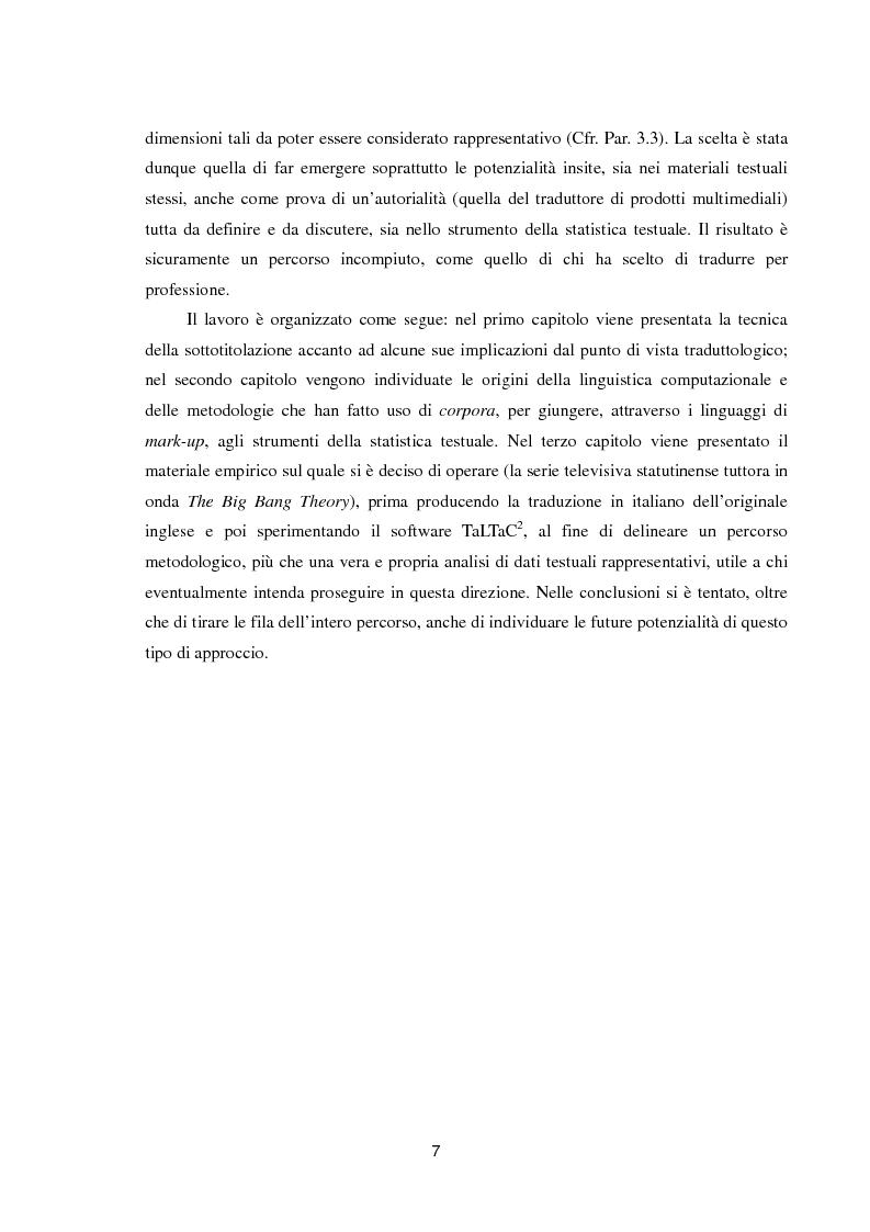 Anteprima della tesi: Dai sottotitoli ai corpora paralleli: un percorso metodologico, Pagina 4