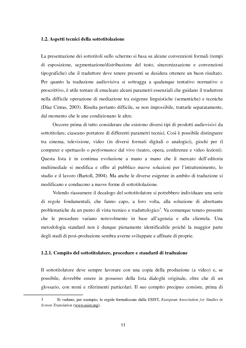 Anteprima della tesi: Dai sottotitoli ai corpora paralleli: un percorso metodologico, Pagina 8