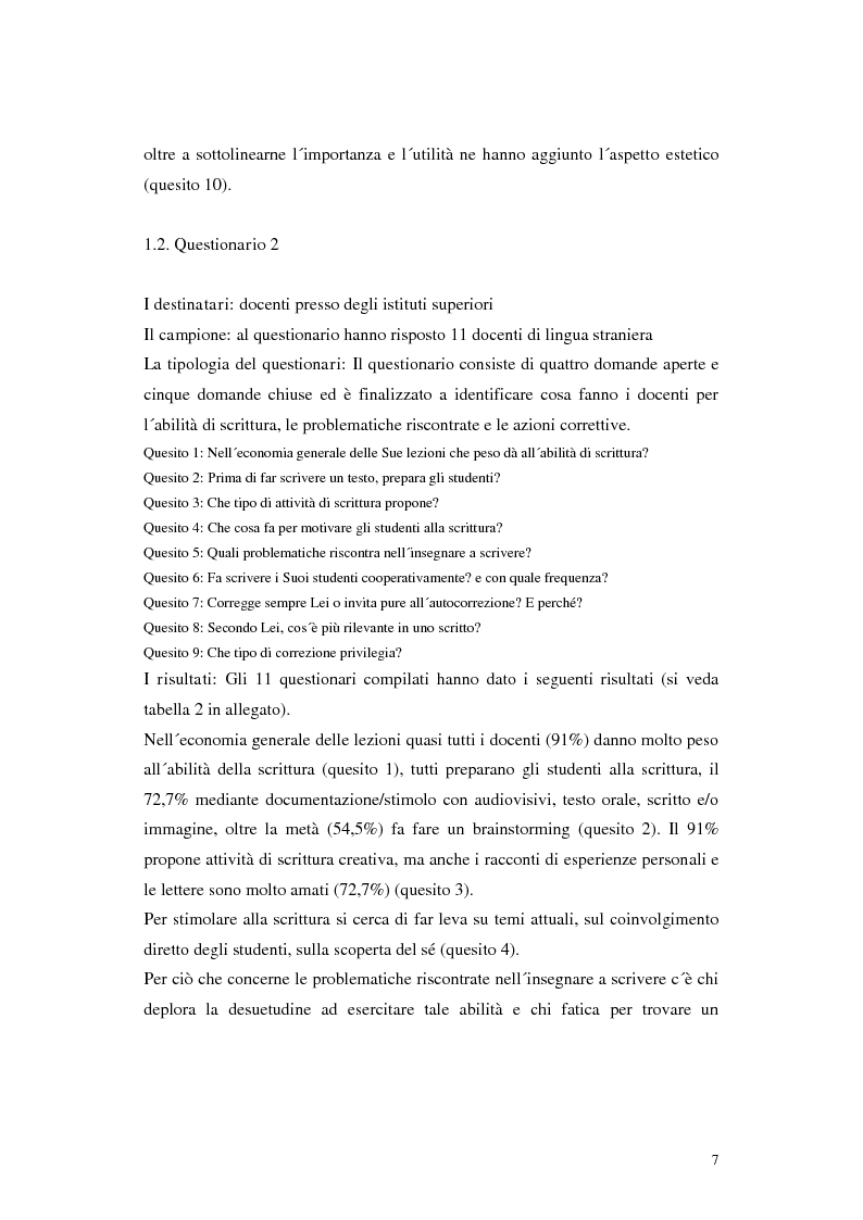 Anteprima della tesi: Scrivere è creare - Tecniche per lo sviluppo della produzione scritta, Pagina 6