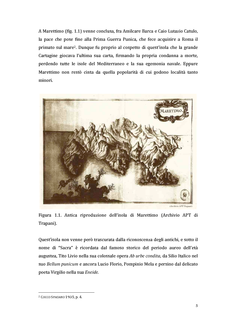 Anteprima della tesi: Indagini Archeologiche Strumentali nelle Acque di Marettimo, Pagina 4